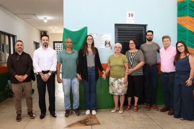 Imagem da notícia Com presença do prefeito, CEI Érica Schweter é reinaugurado com espaço reestruturado em Chapadão do Sul